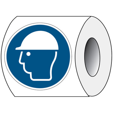 Pictogram M014 - Safety helmet mandatory